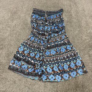 Nana Romper Multicolored Strapless Women’s Size Large